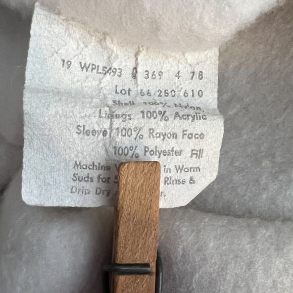 Vintage Dee Cee Rappers Men’s Nylon Jacket Maroon Lined Size Medium USA Made! - Picture 5 of 5